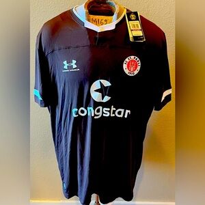FC St Pauli 1910 Under Armour Brown Home Jersey 2XL XXL NWT